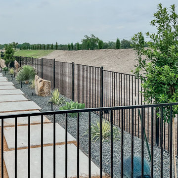 Contemporary Geometric Estate & Custom Fire Lounge | Allen, TX