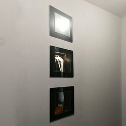 Clear on Grey Accent Mirrors - Wall Mirrors