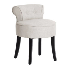 Baxton Studio - Millani Modern Lounge Stool, Beige - Bar Stools and Counter Stools