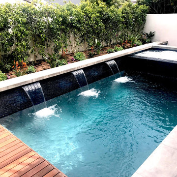 Small Backyard Pool and Spa