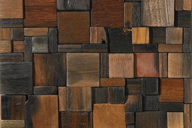Reclaimed Wood Mosaic - Hydrus Wall