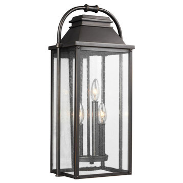 Generation Lighting, OL13201ANBZ, Medium Lantern, Antique Bronze