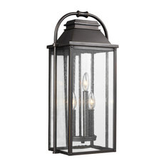 Feiss 3-Light Outdoor Lantern, Bronze
