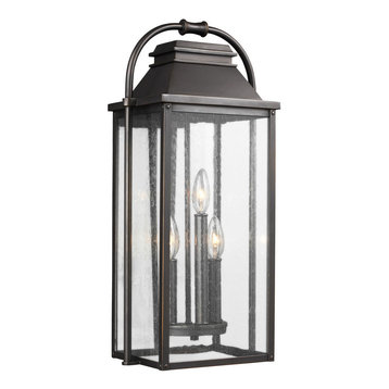 Feiss 3-Light Outdoor Lantern, Bronze