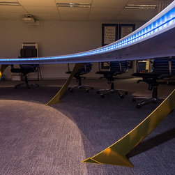 Cantilevered Boardroom Table.  Custom Office Furniture.  Corporate Office Furnit - Products