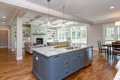 Inspiration for a transitional kitchen remodel in Other