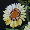 Consigned Vintage Sunflowers Cross Stitch Needlepoint Floral Art