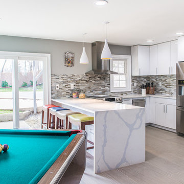 Second floor kitchen remodel