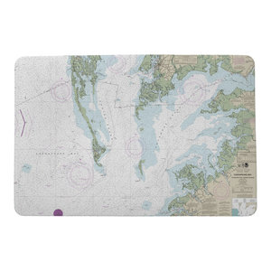 Betsy Drake Newfound Lake Nh Nautical Map Door Mat Large Contemporary Doormats By Zeckos