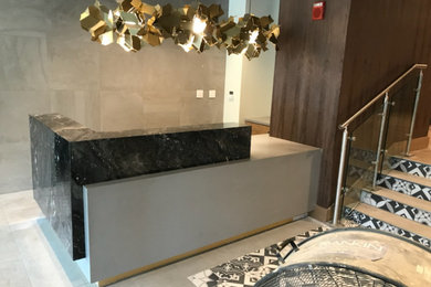 Inspiration for a modern home design remodel in Philadelphia