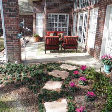 Back Yard Project in Spring Valley Village, Texas