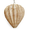 Raw Rattan Starfruit Lantern Medium