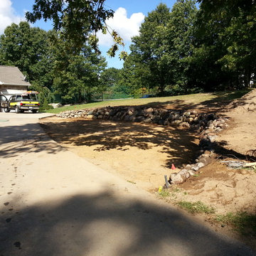 Retaining Wall and Turnaround Area