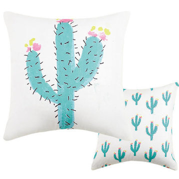 Prickly Cacti Decorative Pillow