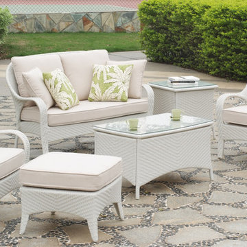Bahia Seating in Rustic White