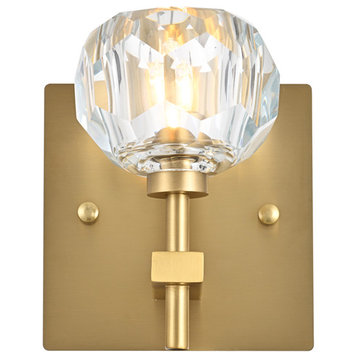Elegant Lighting Graham 1-Light Wall Sconce in Gold