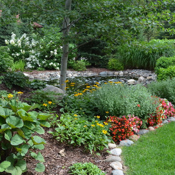 Front entries, sidewalks, paths and steps