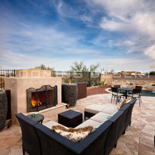 Outdoor fireplace