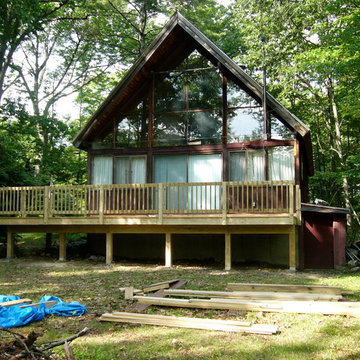 All Wood Deck