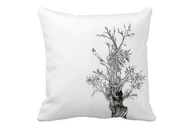 serigraphie printed pillows