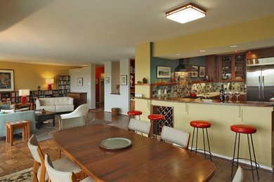 Example of a trendy dining room design in DC Metro