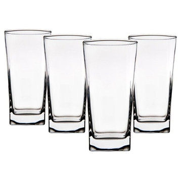 Red Series Square Highball Glass (Set of 4)