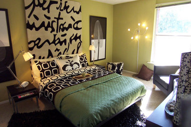 Inspiration for a contemporary bedroom remodel in Seattle