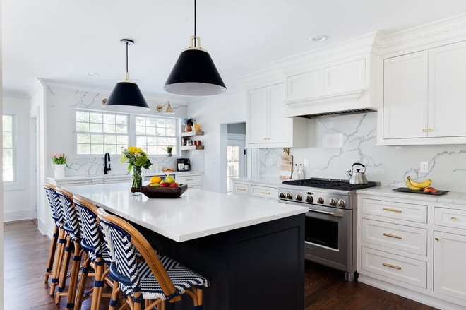 Transitional Kitchen by NC Interiors