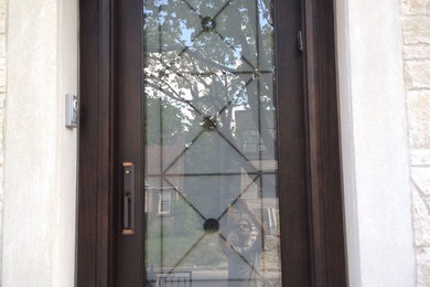 Exterior solid wood door-Single door