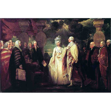 Benjamin West His Majesty George III Resuming Power Wall Decal Print