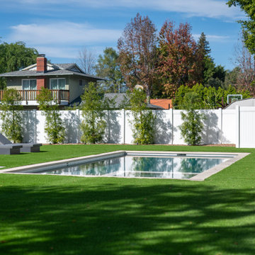 White Vinyl Fence And Gate Northridge.CA