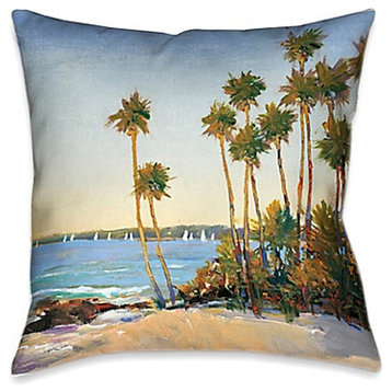 Distant Shore Decorative Pillow, 18"x18"