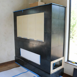Black Veil Fireplace Surround - Wall Panels
