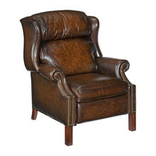 Leather recliner