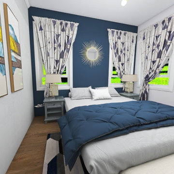 Transitional Glam Bedroom Suite