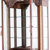 Victoria Palace Display Cabinet With Doors Light Espresso, 2-Piece Set