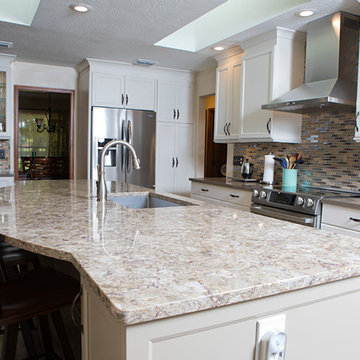 "Dover" Antique White with Sandstone Colourtones