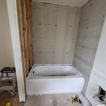 Bathroom renovation before