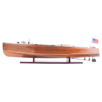 Chris Craft Triple Cockpit New! Wooden Handcrafted boat model