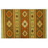 Area Rug 100% Wool Anatolian Kilim Reversible Hand Woven Rug