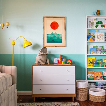 Modern Beach-y Nursery