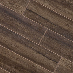 Walnut Wood Plank Porcelain - Wall And Floor Tile
