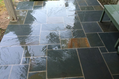 Inspiration for a rustic patio remodel in Philadelphia