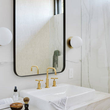 MidMod House master bath vanity