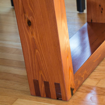 Old Crow Whiskey Distillery Reclaimed Heart Pine Dining Table