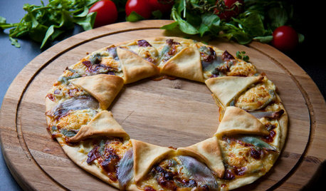 DIY: Пицца по-французски в форме звезды с копченой уткой