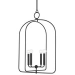 Mitzi by Hudson Valley Lighting - Mallory 4-Light Large Pendant, Aged Iron Finish - Features: