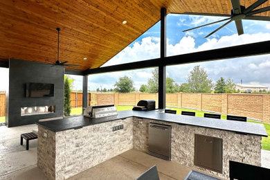 Example of a patio design in Dallas