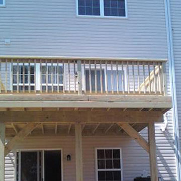 Second story deck in Wilmington, DE