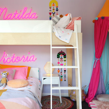 Happy shared girls room